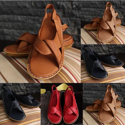 Knot Front Peep Toe Sandals