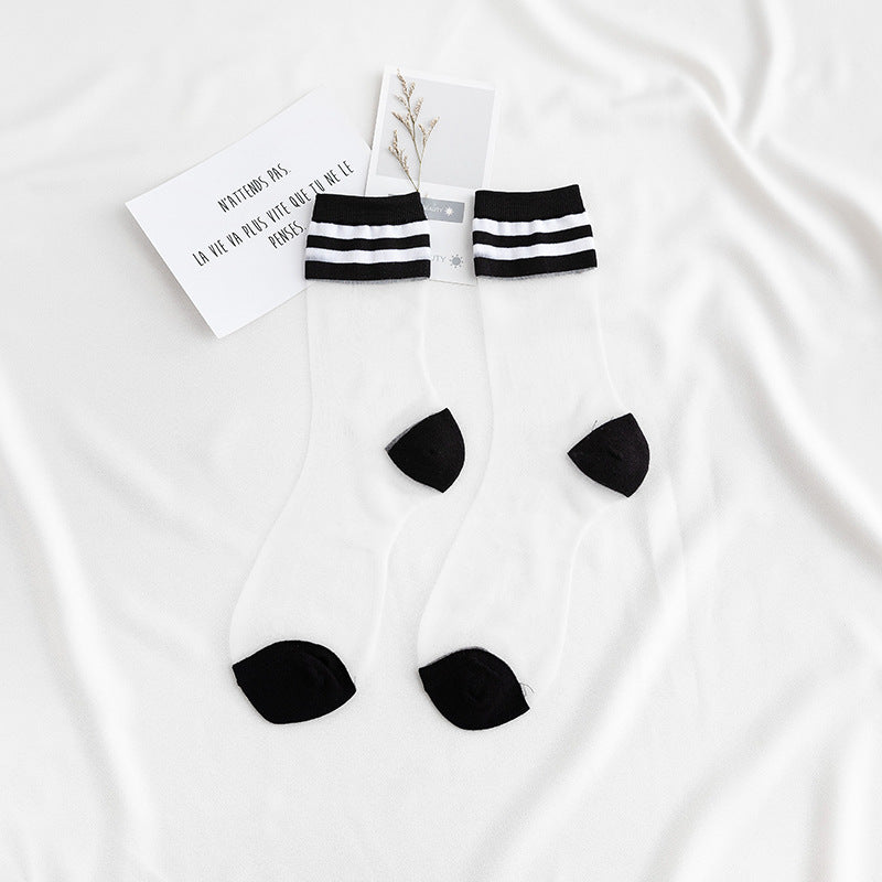 Women's Breathable Cotton Tube Socks