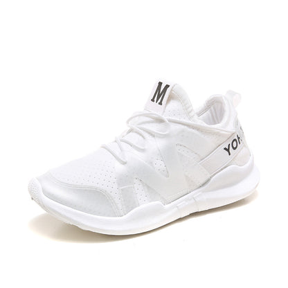 Women's PU Leather Athletic Sneakers with Rubber Sole