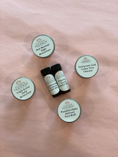 Bio-Hautpflege-Testset – Reiniger, Serum & Feuchtigkeitscreme Starter-Kit