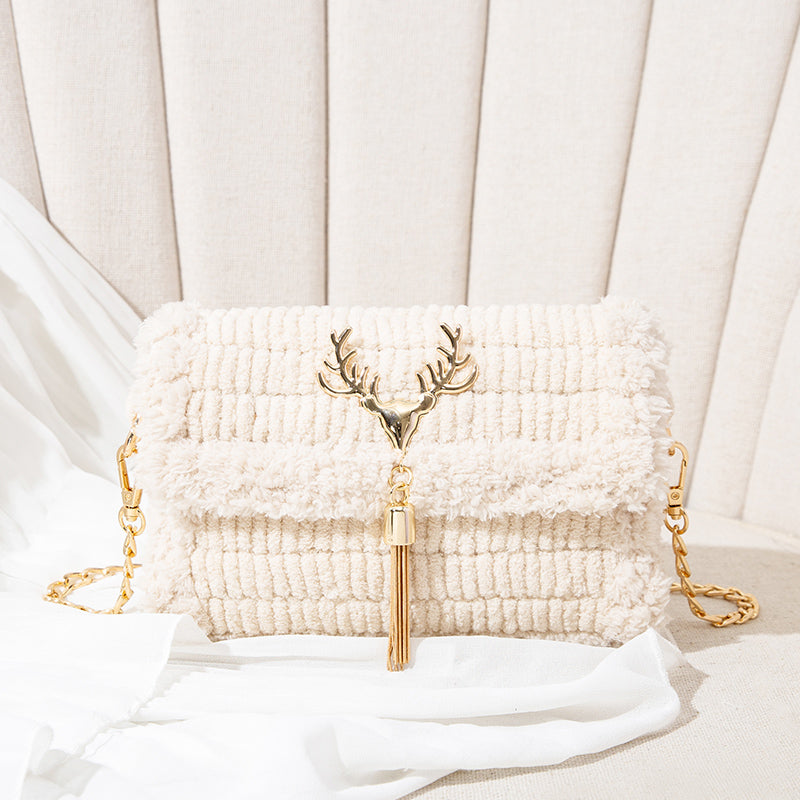 Women's Cotton Bag with Magnetic Closure