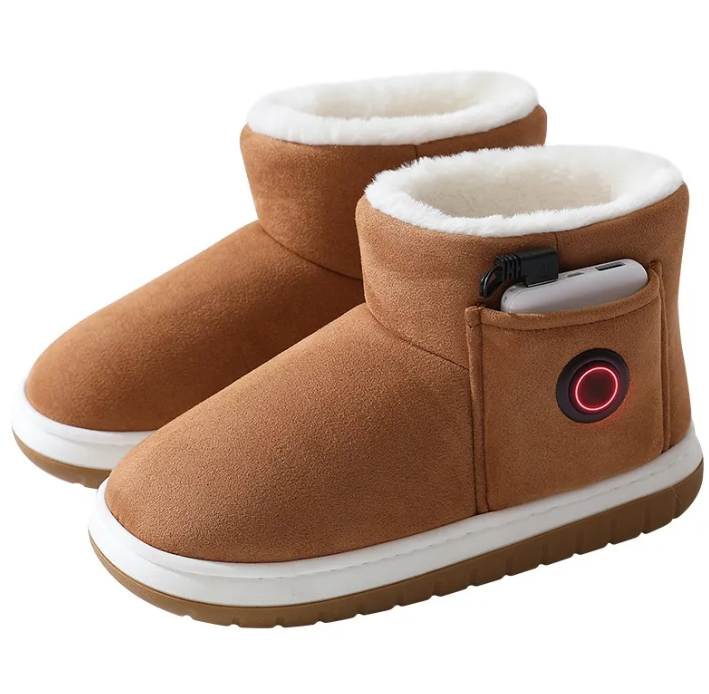 Electric Heated Shoes with USB Warming Insoles