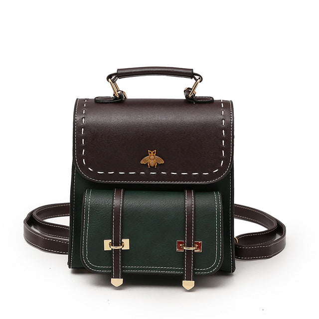 Vintage Leather Women's Backpack
