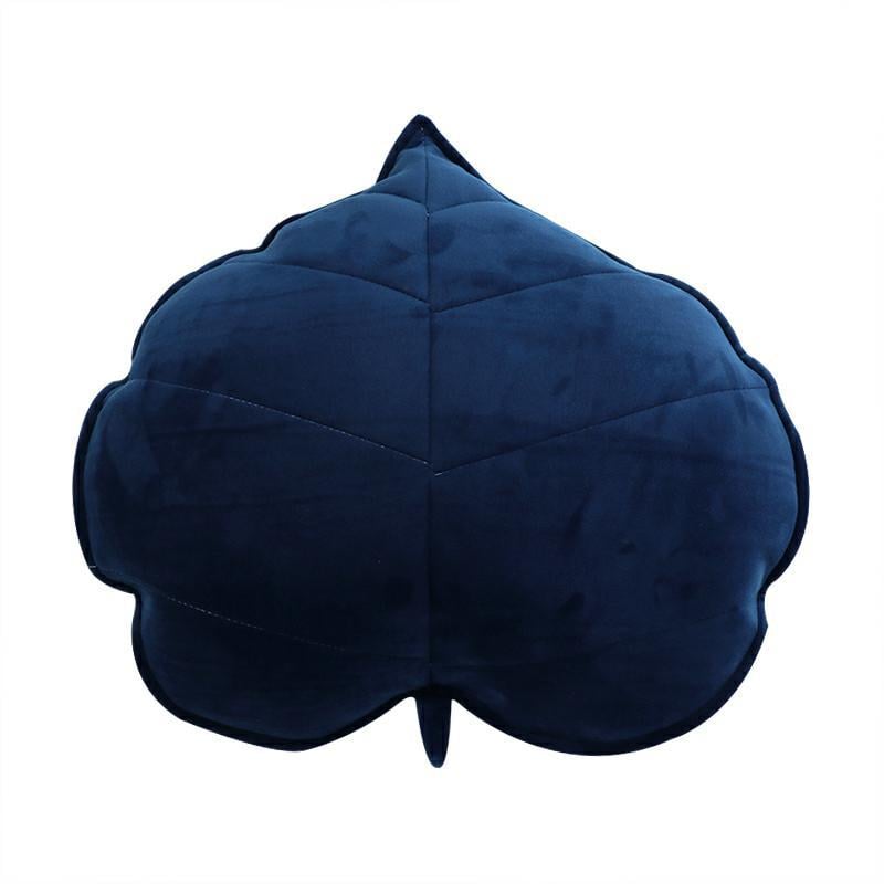 Coussin décoratif 3D en forme de feuille de cœur pour chambre d'enfant et décoration intérieure
