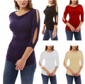 Women’s Long-Sleeve Neckline Top