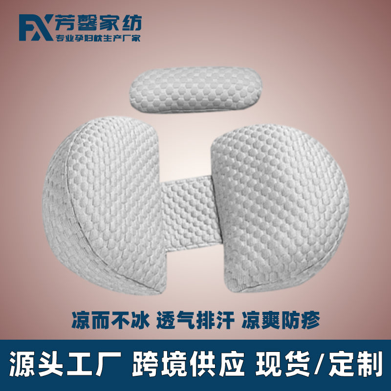 U-Shaped Pregnancy Pillow with Support Cushion