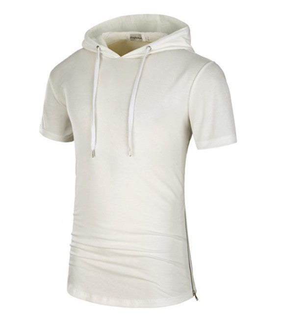 Men's Short-Sleeve Hooded T-Shirt