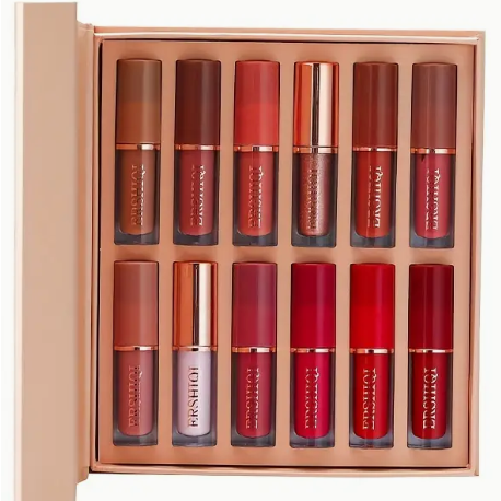 12-Piece Moisturising Velvet Matte Lipstick Gift Box