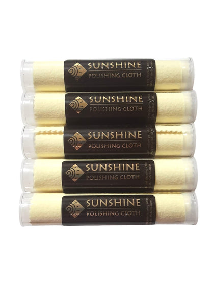 Jewellery Polishing Cloths – Pack of 5 | Cleans Gold, Silver, Brass & Copper