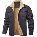 Men's Fleece-Lined Bomber Jacket