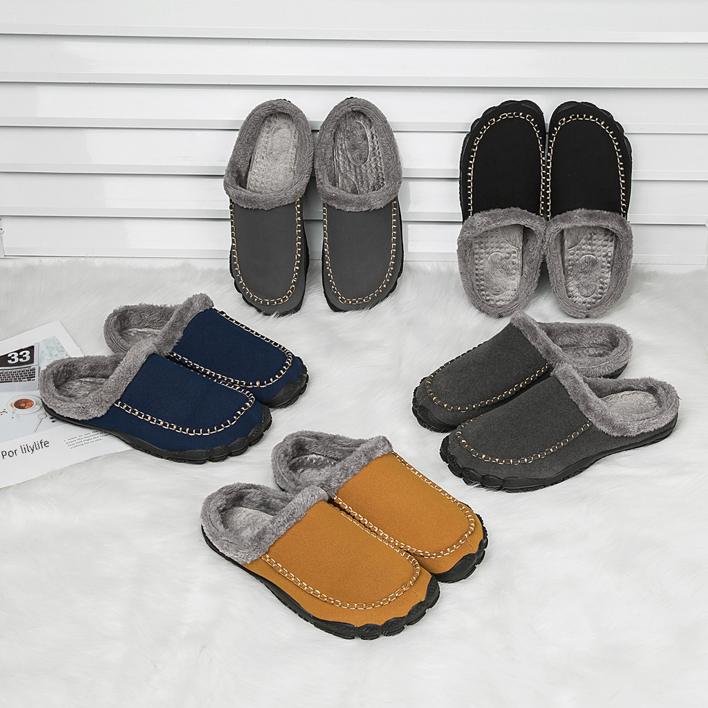 Men’s Plush Indoor Slippers