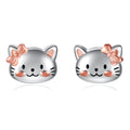 Ohrstecker aus Sterlingsilber – Tiermotive | Katze, Lama, Faultier u. v. m.