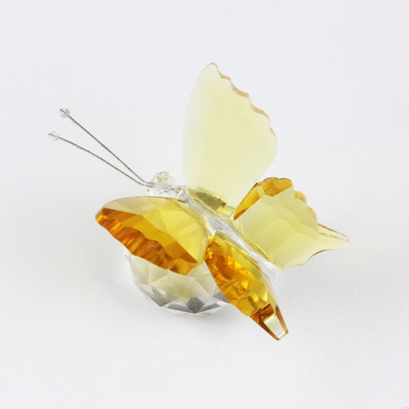 Schmetterlingsfigur aus Kristall – elegante Heimdekoration und Geschenk