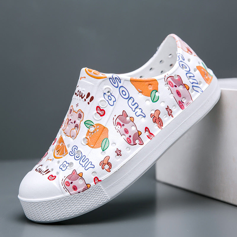 Kids' Breathable Water Sandals – Soft Sole Beach Sandals with Fun Patterns for Ages 4–12