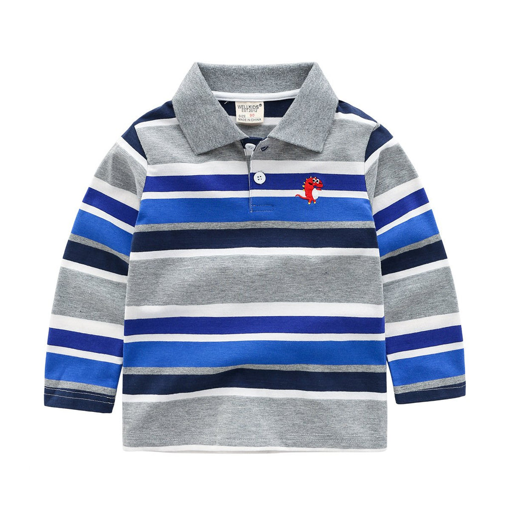 Boys Striped Long Sleeve T-Shirt