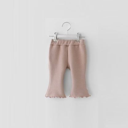 Plaid Flared Pants for Women's Children's Clothing