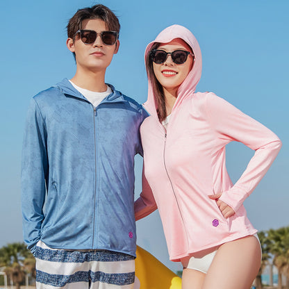 Couples UV Protection Ice Silk Hoodie