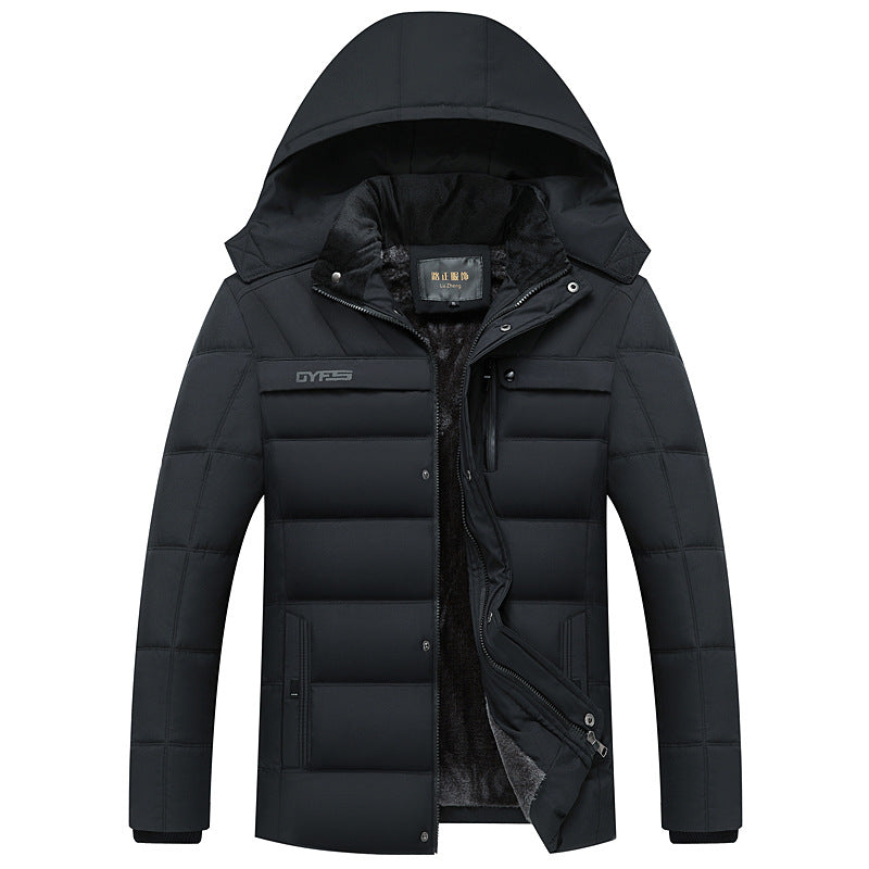 Men's Hooded Padded Winter Jacket