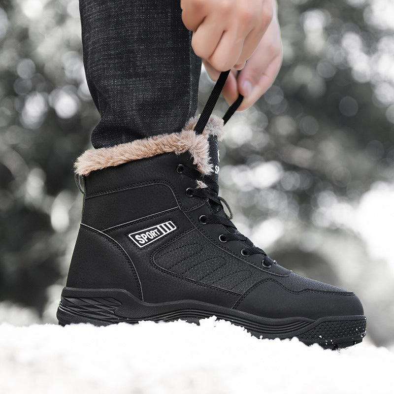 Men’s Lined Lace-Up Winter Boots