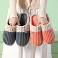 Unisex Cord-Winterhausschuhe – passende Hausschuhe für Paare