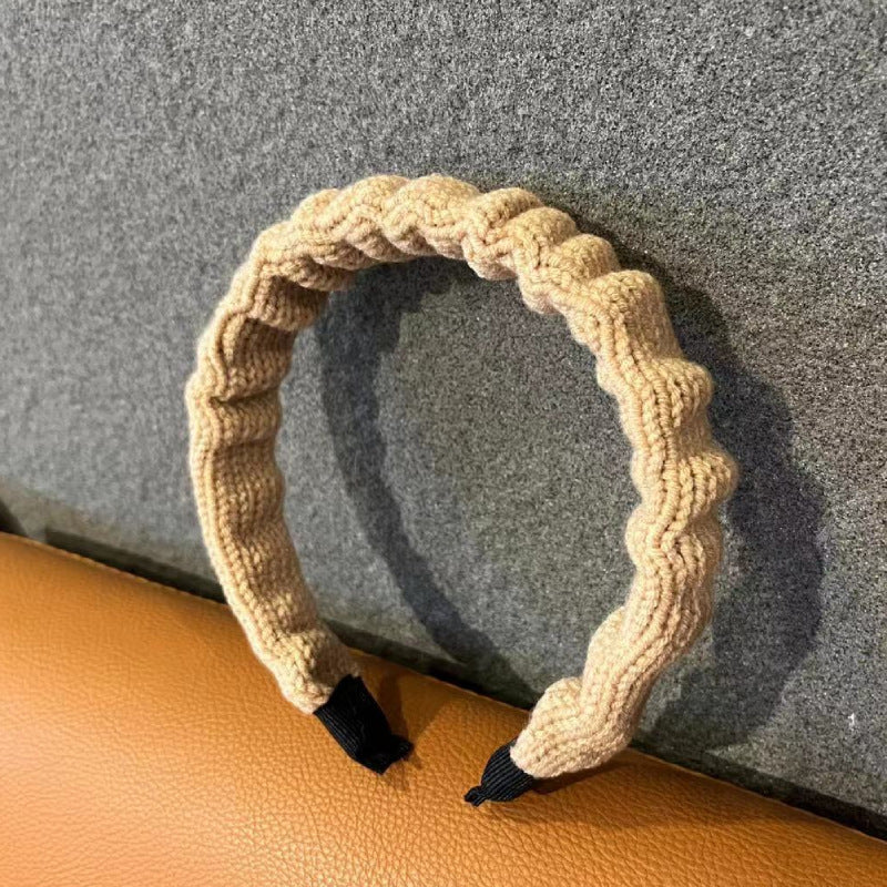 Retro Woolen Headband for Women – 8 Colours