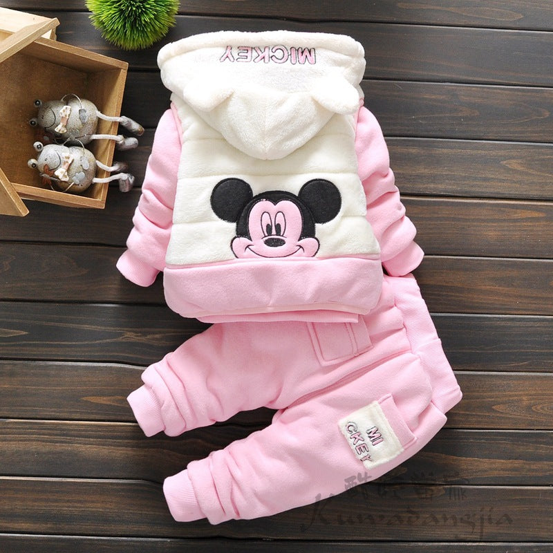 Kids’ Hooded Three-Piece Outfit Set