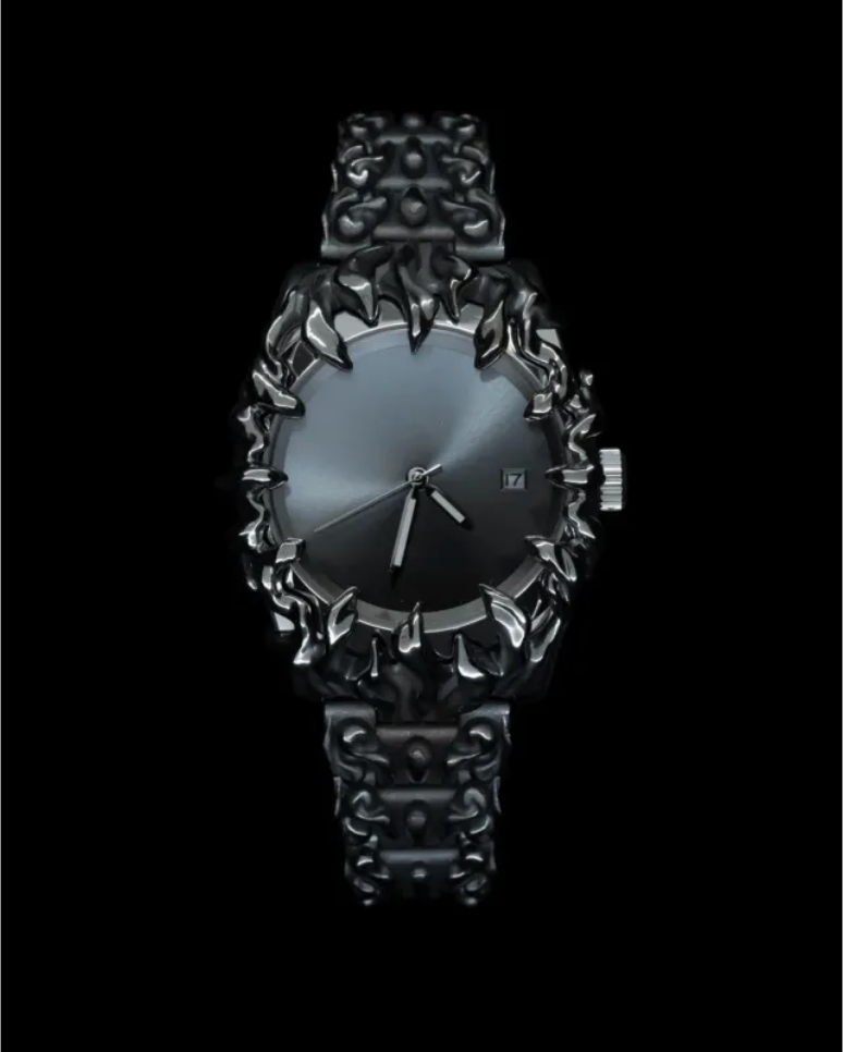 Sculptural-Case Fashion Watch