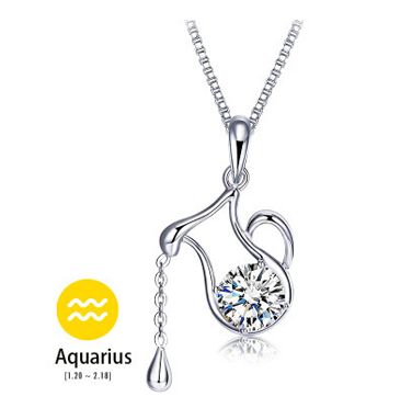 925 Pure Silver Zodiac Necklace