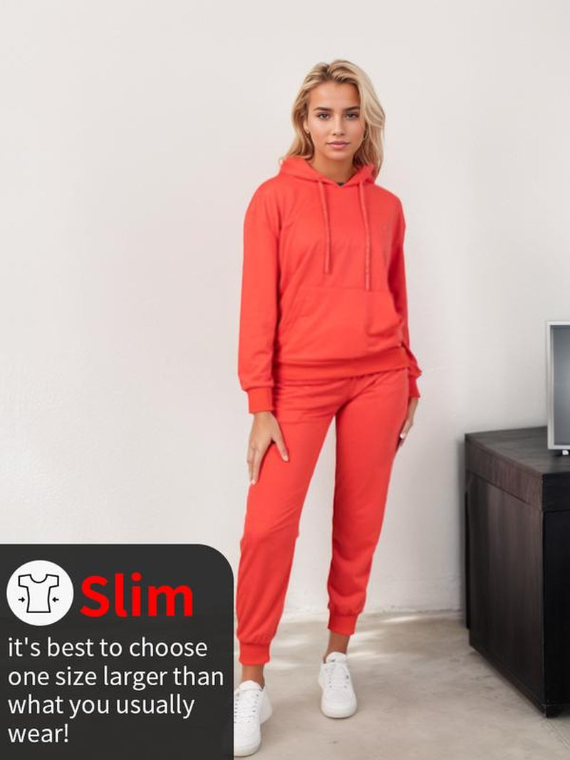 RED Marine Women's Hoodie Set – Long Sleeve Comfort Tracksuit in Multiple Colours