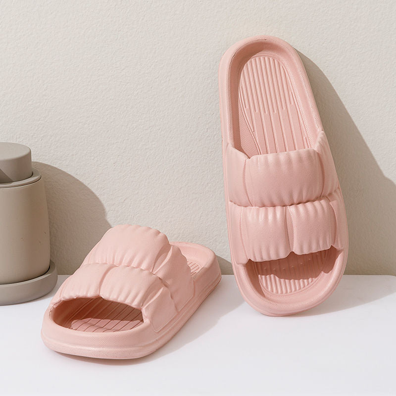 Thick Sole Women's Bathroom Slippers – Non-Slip Waterproof Shower Shoes