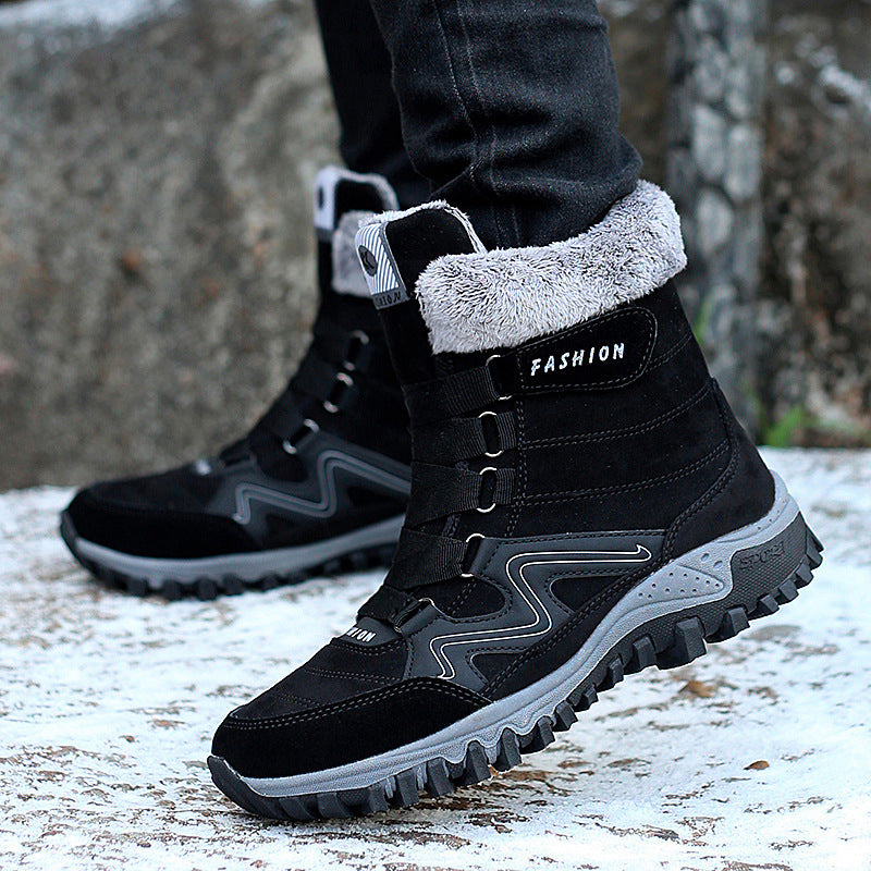 Padded Winter High-Top Shoes