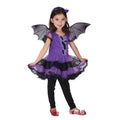 Children's Purple Halloween Costume Dress