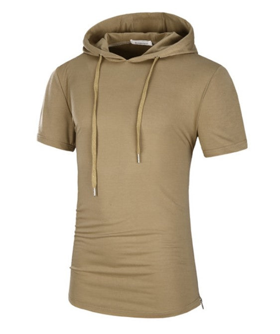 Men's Short-Sleeve Hooded T-Shirt