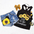 Kids' Denim Vest & Shorts Set