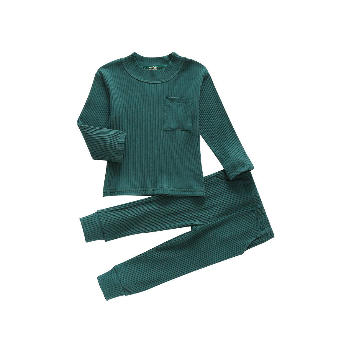 Kids' Striped Long Sleeve Outfit Set