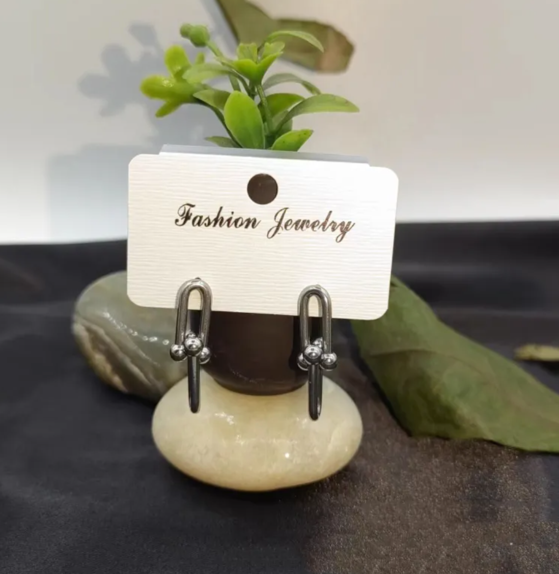 18K Gold Horseshoe Earrings for Women