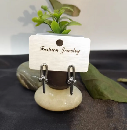 18K Gold Horseshoe Earrings for Women