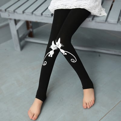 Kids' Cotton-Blend Stretch Leggings