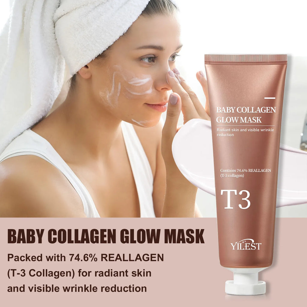 Baby Collagen Moisturising Face Mask – Plumping & Deep Hydration
