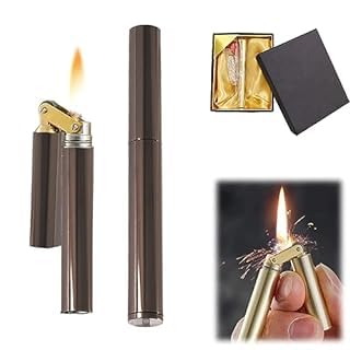 Refillable Torch Lighter – Windproof Jet Flame Lighter with Gift Box