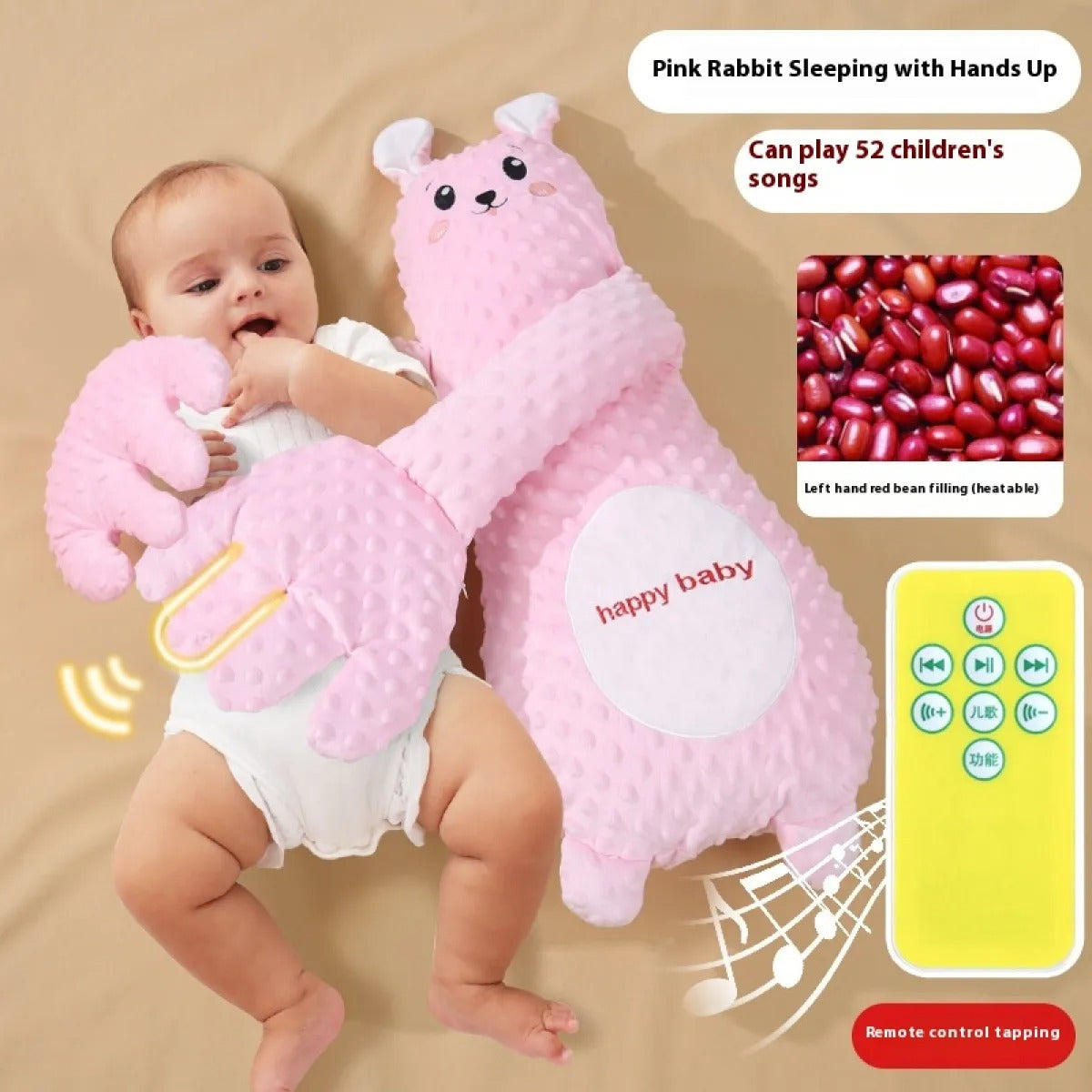 Palm Hug Patting Comfort Pillow
