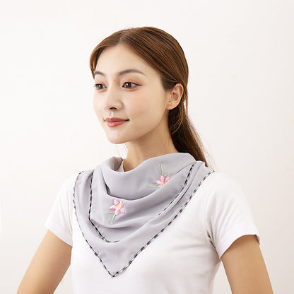 Women's UV Protection Chiffon Face Mask