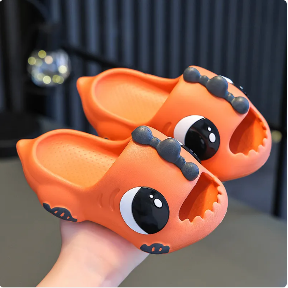 Children's Non-Slip Bathroom Slippers – Soft Indoor House Shoes for Kids