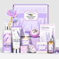Lavender Spa Gift Set for Women – Bath & Body Self Care Basket for Mum, Her, Sister & Wife