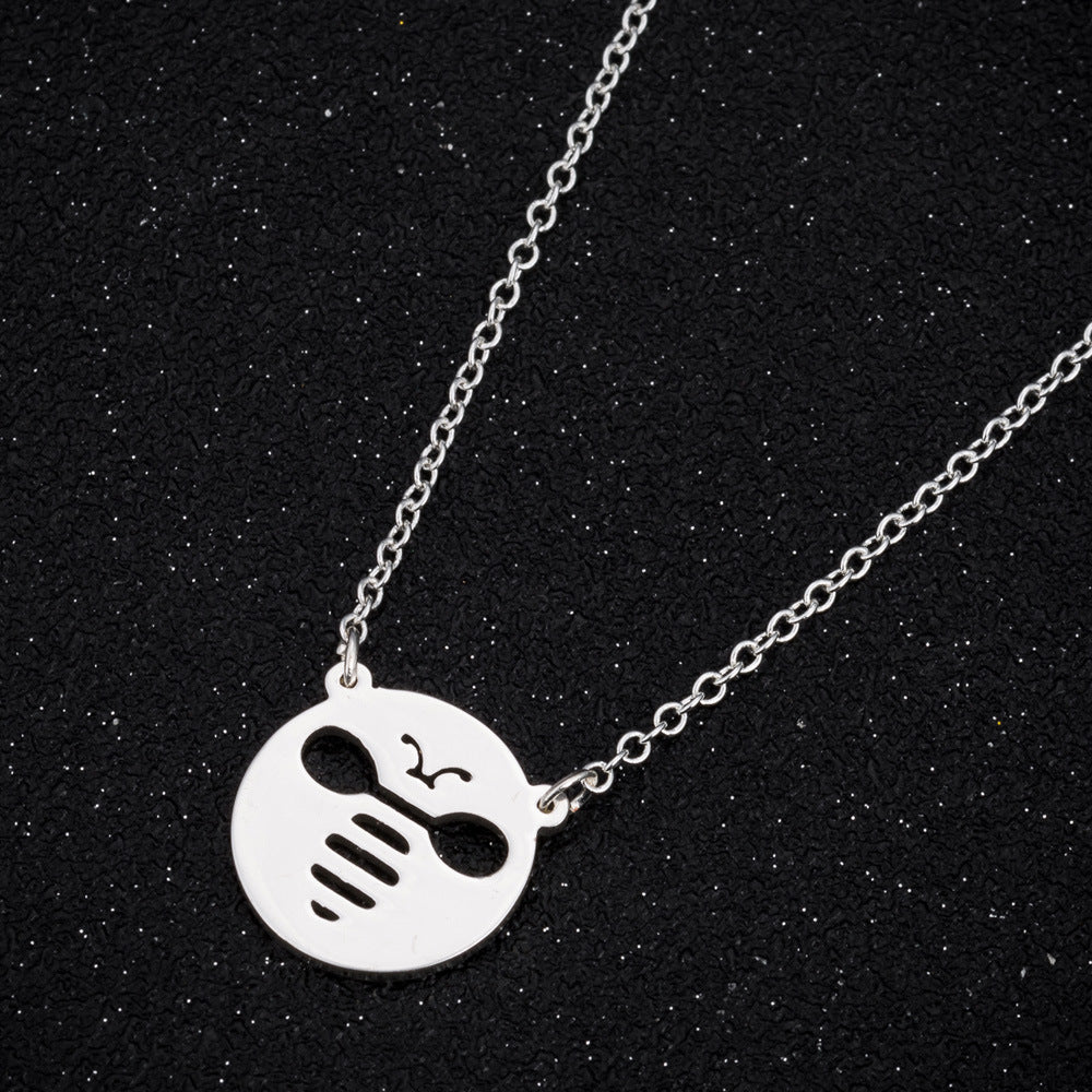 Cut-Out Animal Pendant Necklace