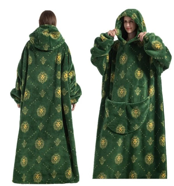 Relaxed-Fit Blanket Nightgown