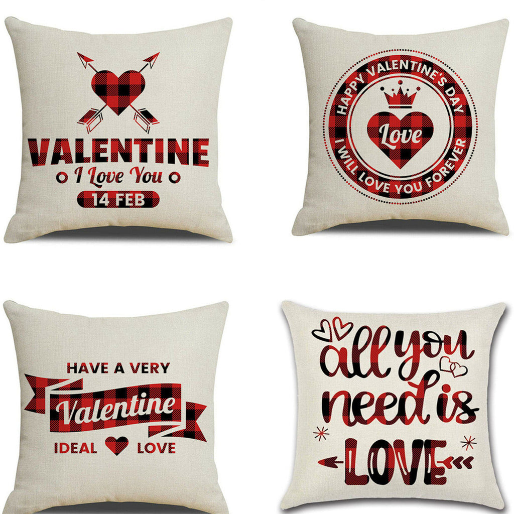 Valentine’s Red Cushion Cover, 45 × 45 cm