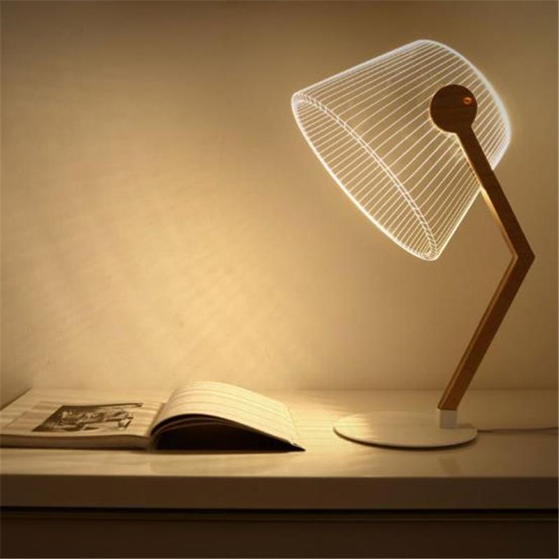 3D Effect LED Table Lamp