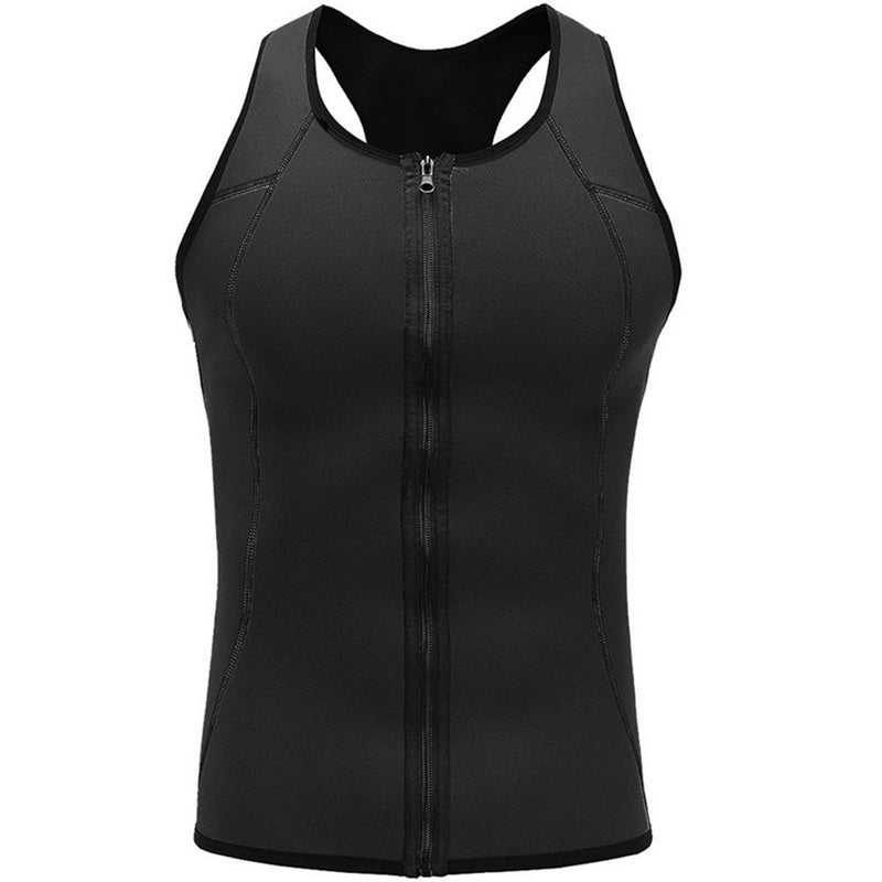 Men's Black Sports Shapewear Vest