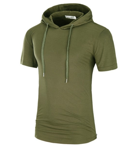Men's Short-Sleeve Hooded T-Shirt